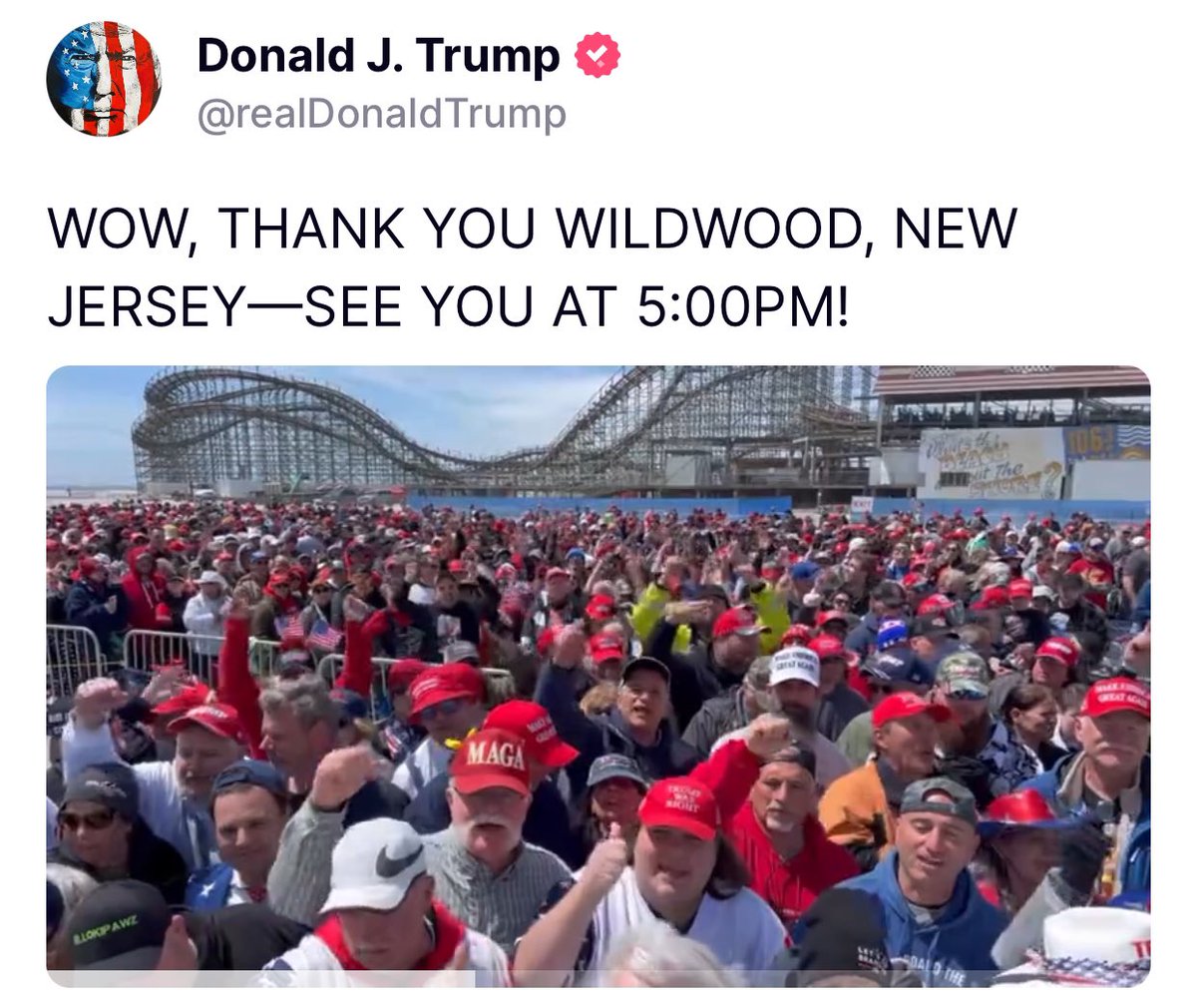 Wildwood, NJ - you’re in for a BIGLY treat!!