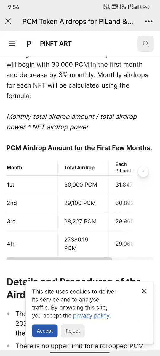 PCM airdrops for PiLand & PiFind holders. Check the announcement here⬇️🎉🎉

#PiNFT #PCM #PCMWallet #PiChainGlobal #PiNetwork #PiliinMoAngPilipinas