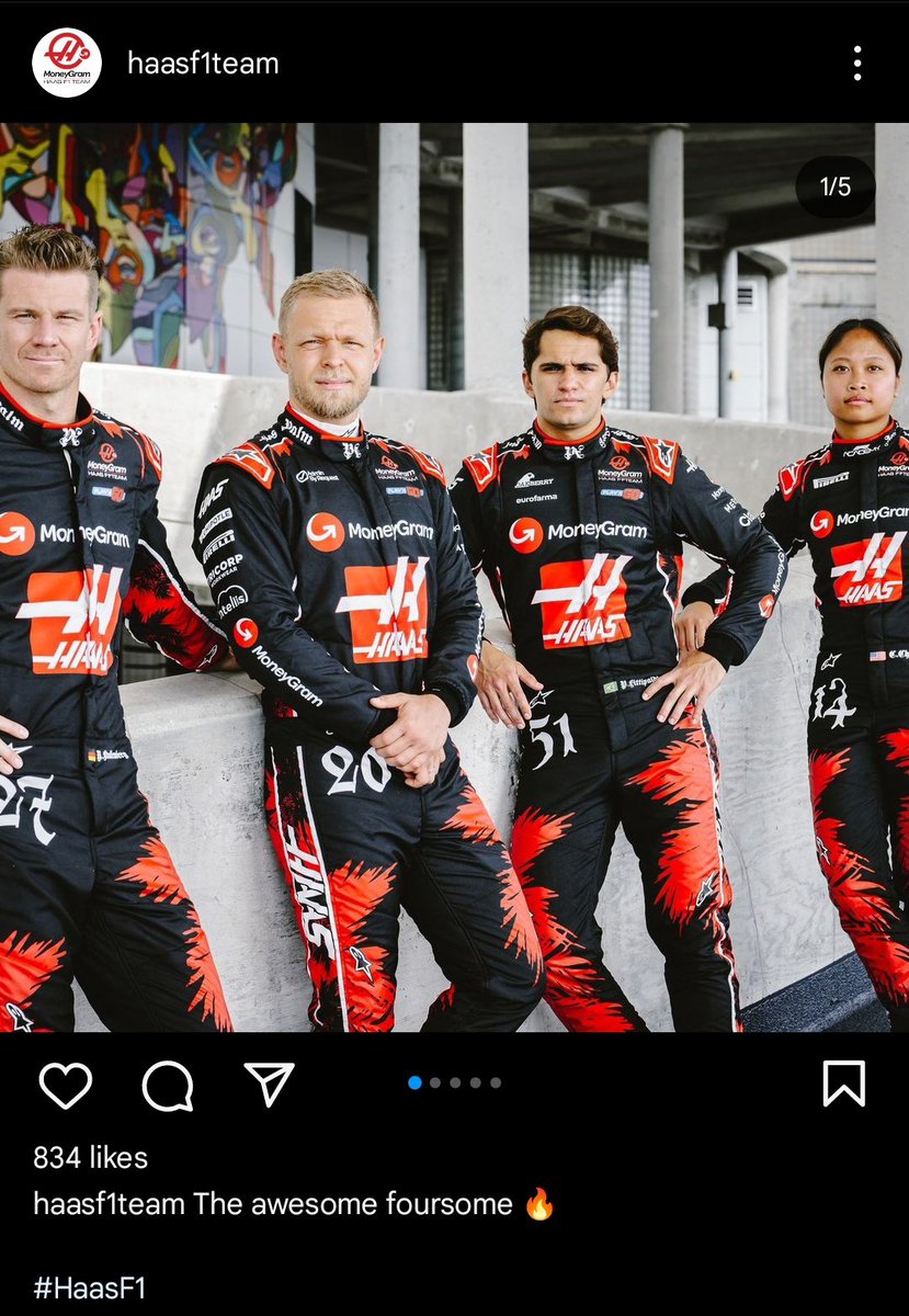 Excuse me? f- four- what?
#HaasF1