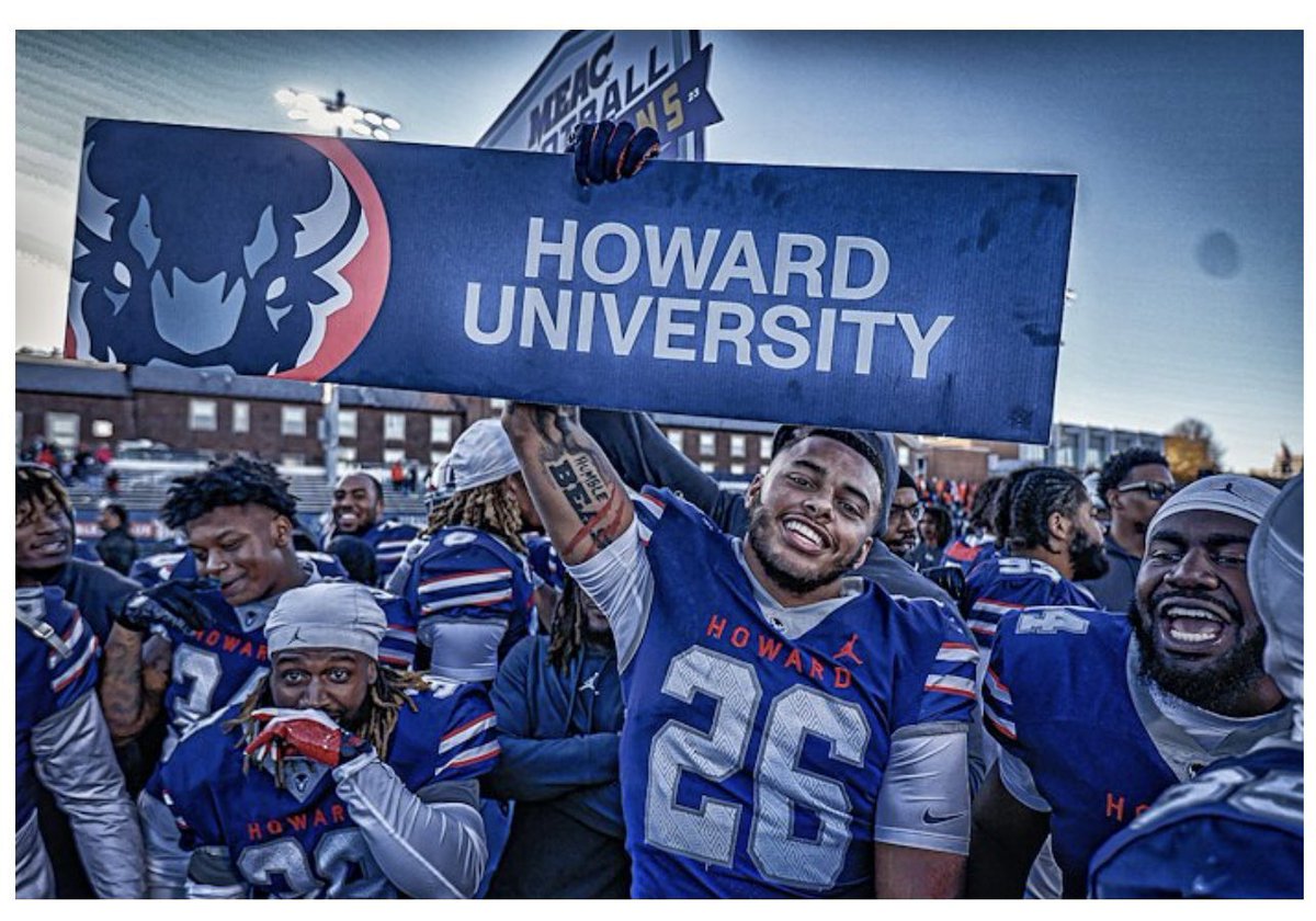 Extremely excited and blessed after a great conversation with <a href="/CoachLA73/">Arthur L.A. Ray</a> to receive my 6th division 1 offer <a href="/HUBISONFOOTBALL/">HOWARD FOOTBALL</a> .