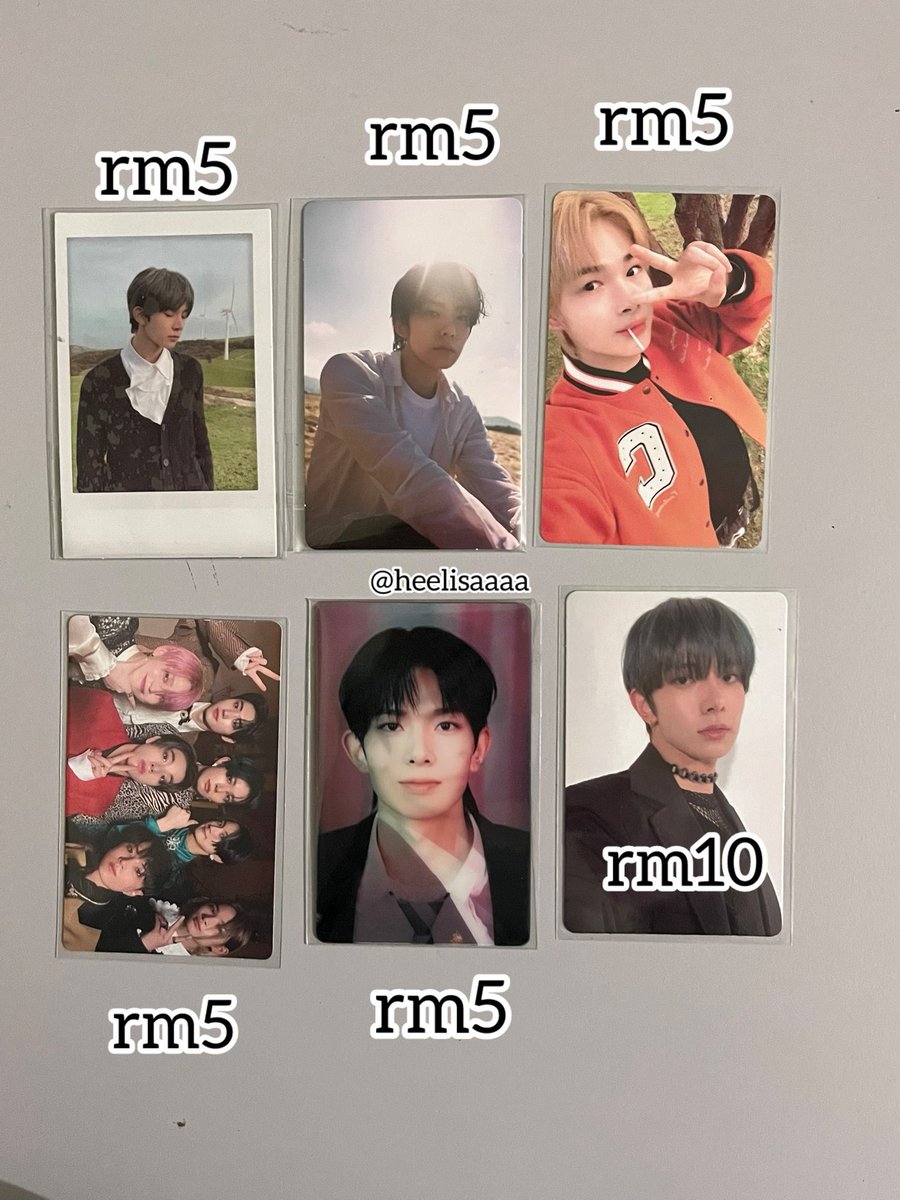 WTS ENHYPEN PC 
-most of them on 10/10 condition and some just have slightly defects only
-price at pic
-open in bulk
-this price exc postage
-can pm for more details and conditions
#pasarENHYPEN #pasarENHYPENmy
