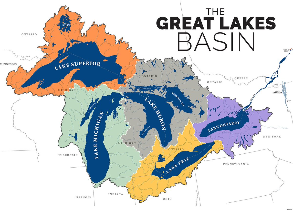 🇨🇦🇺🇸 The Great Lakes Basin