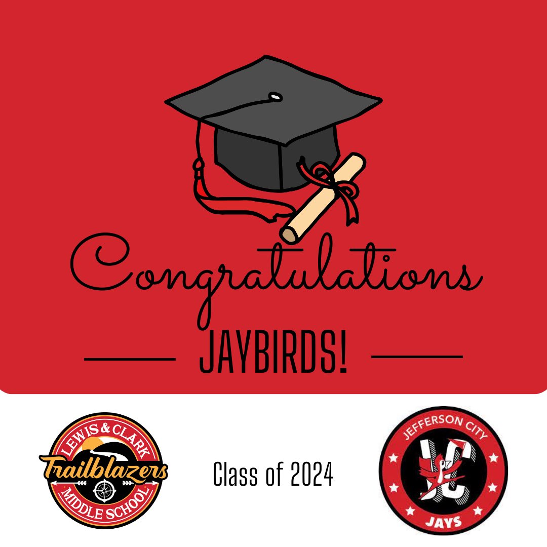 Congratulations to the Class of 2024! Good luck on your future plans, Jaybirds! ❤️