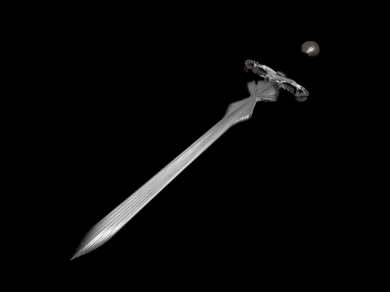 Cydid's Sword: 3D Model Image #3 (05-11-2024) #scottsnider #scottmichaelsnider #art #fanart #3dsmax #3d #3dgraphics #3dmodel #3dart #3ds #max #model #cydid #sword #3dsword #swordart #scott #snider #malton #toronto #torontoartist #maltonartist