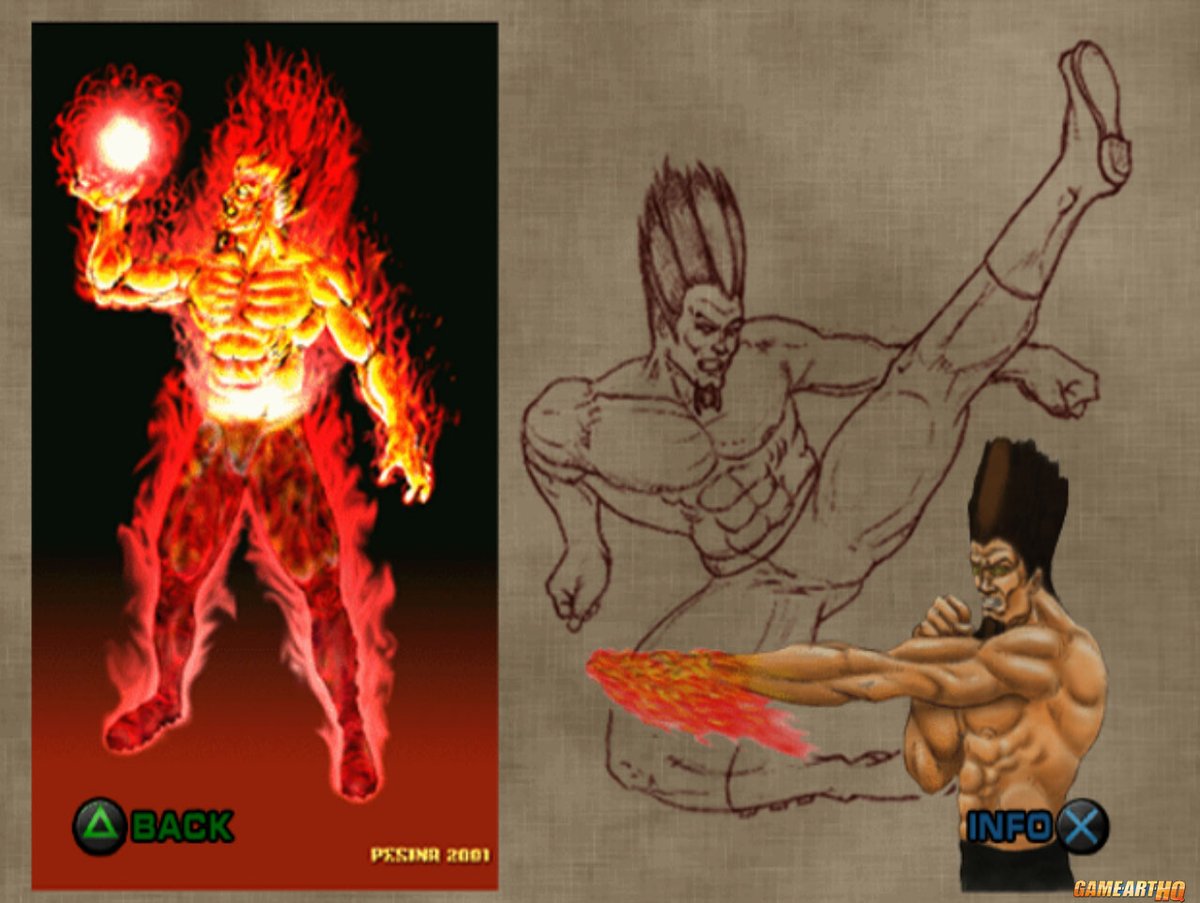 Blazes original design. #MortalKombat