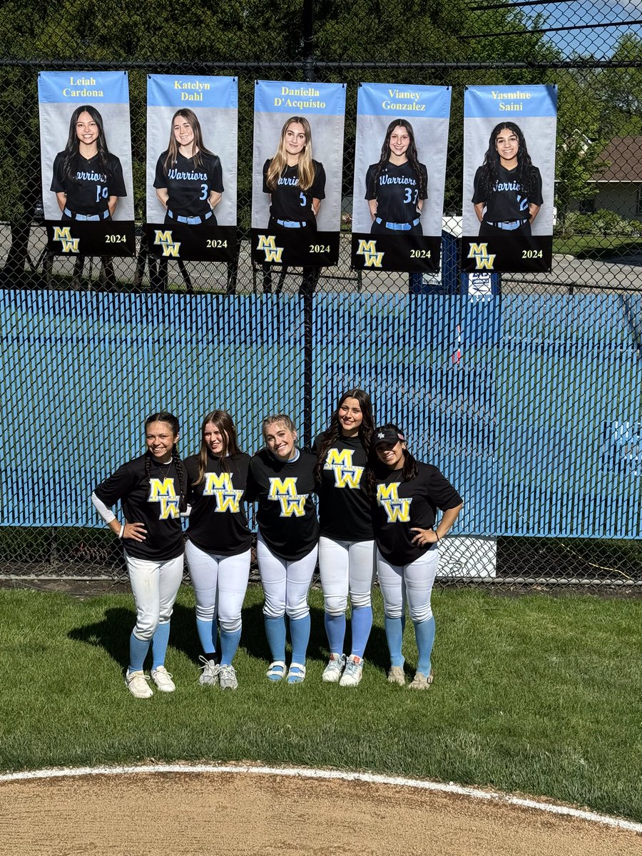 The Warriors had Senior Day today and celebrated the careers of 5 great Student-Athletes.  They have helped set the foundation of this program and with a CSL Championship and a Undefeated Conference Season at 8-0 have set the Bar for years to come.  They will always be Warriors.