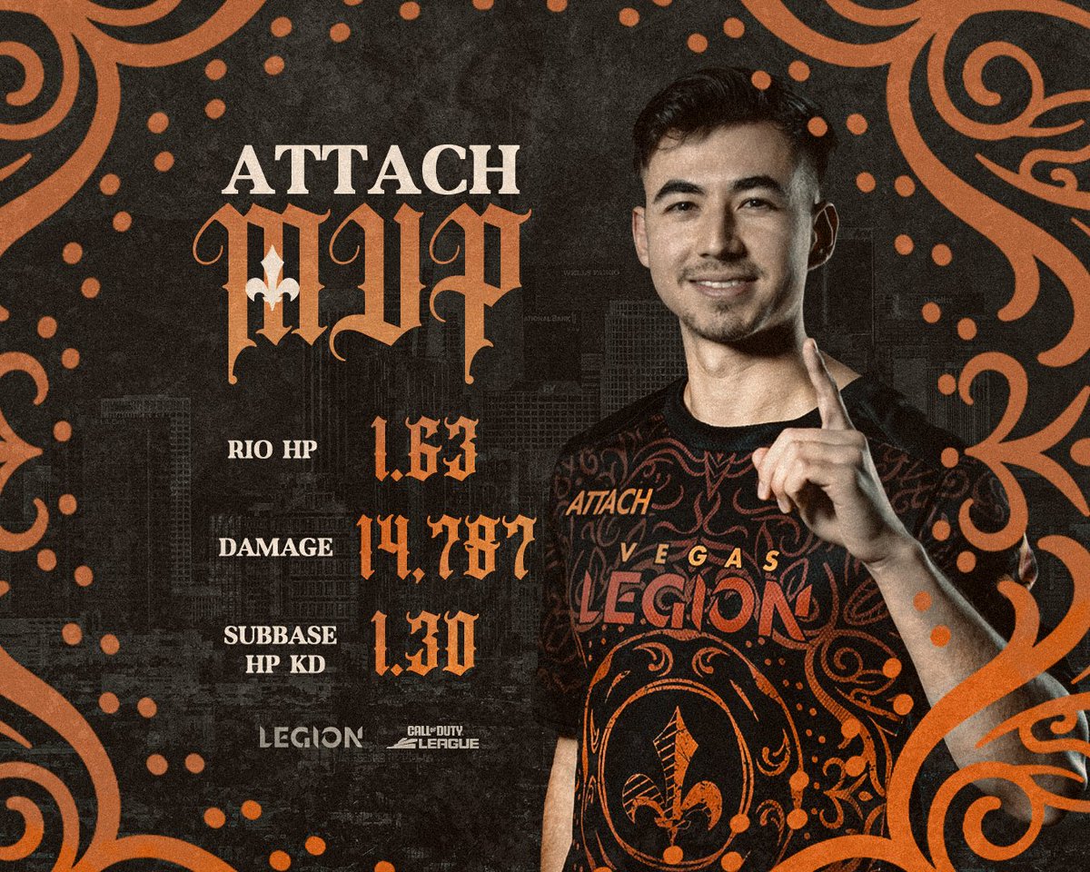 Our match series MVP 🤝 @Attach #LVLup #CDL2024
