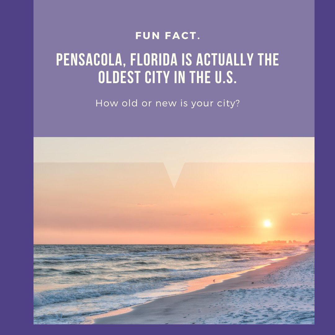 Many people think the northeast or even Midwest were settled first.

But *actually*, Pensacola, Florida is the oldest city in the U.S. 😉

#pensacola #floridahistory #americanhistory #floridalife #florida