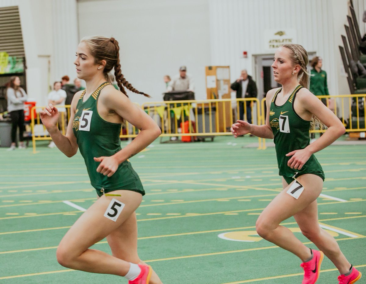 Reagan Baesler finished 3rd, and Logan Harz took 5th in the Summit League 5,000m.