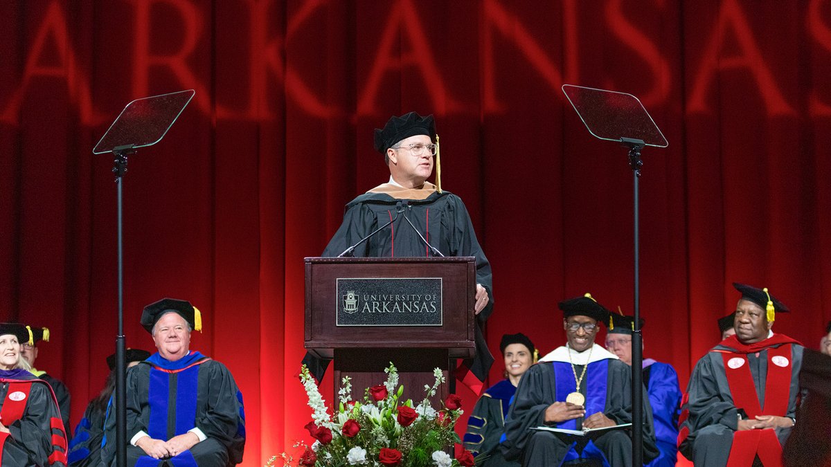 WTG #uark24 – you did it! Special thx to @Walmart CEO Doug McMillon, former U.S. Senator Mark Pryor, and our new graduates' friends and families. #WPS