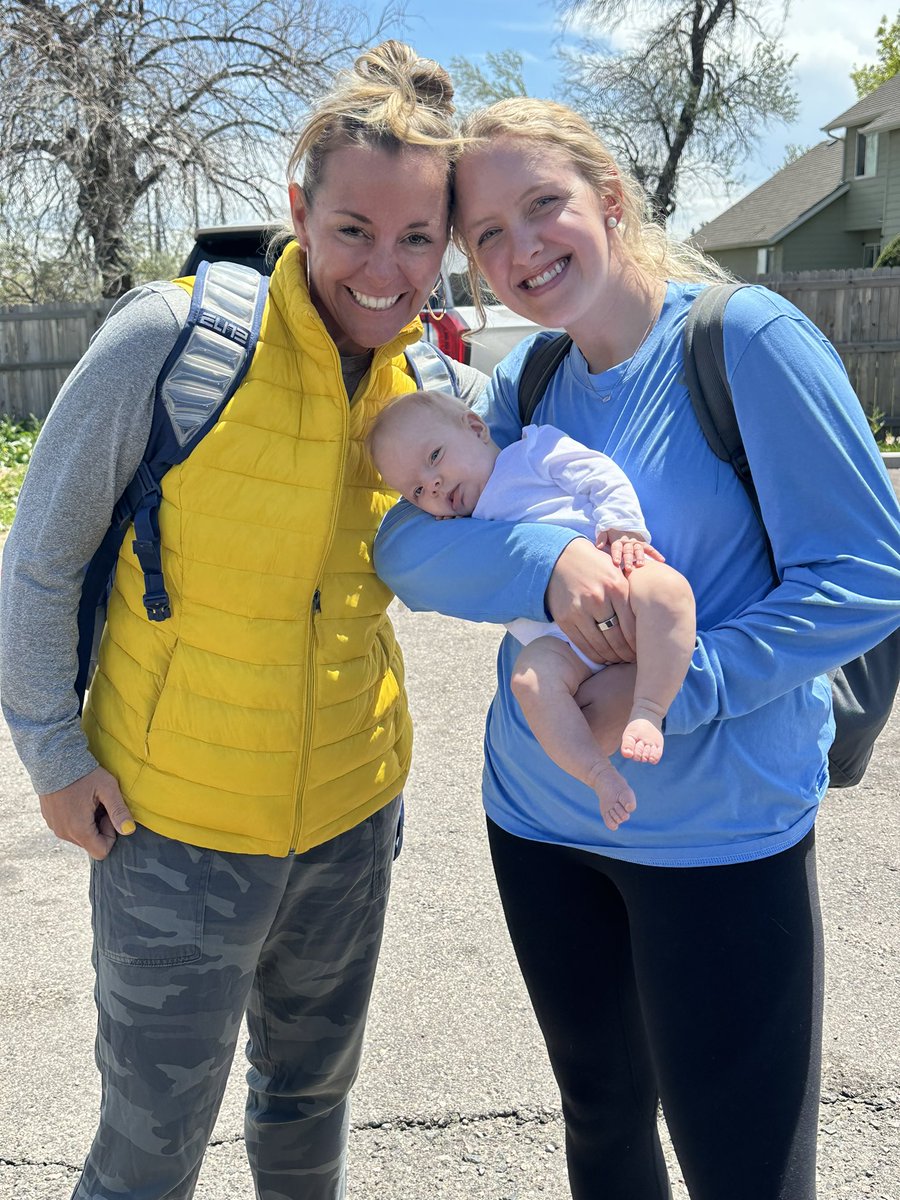 Getting some recruiting in today!! Assistant Mila in the house too 💙💛🤍<a href="/ccu_wbb/">CCU Womens Basketball</a> #faithfamilybasketball