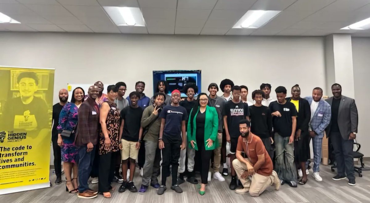I truly enjoyed attending The Hidden Genius Project Atlanta site visit today in South Atlanta! The mission of The Hidden Genius Project is to train and mentor Black male youth in technology creation, entrepreneurship, and leadership skills to transform their lives & communities.