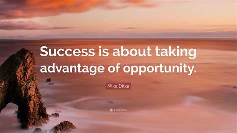 Take of every opportunity you can and put your skills and talent to work. #ThinkBIGSundayWithMarsha #Skills #talent #opportunity #succ