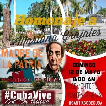 #SantiagoDeCuba Todo nuestro respeto a la madre de todos los cubanos a decir de #Martí