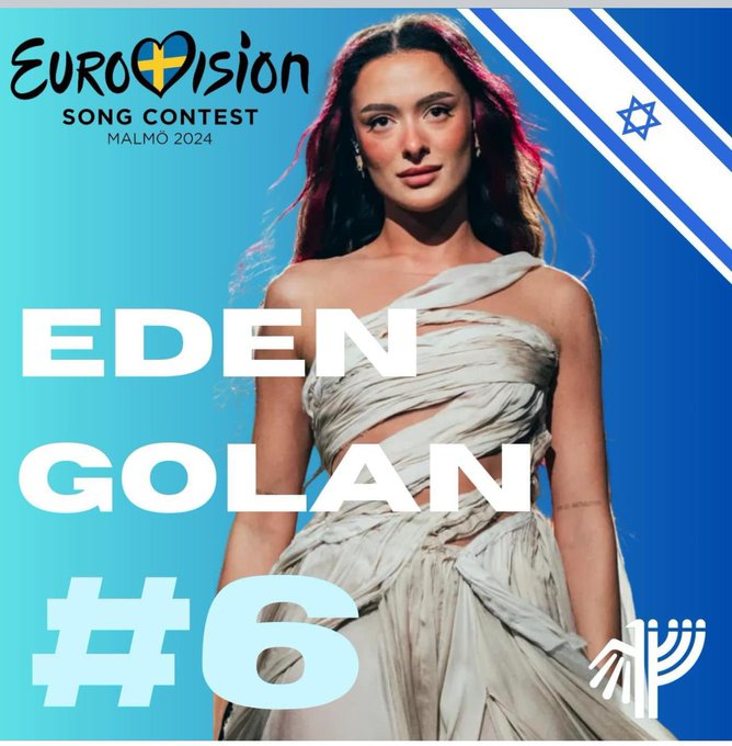 #Eurovision2024 #ESC #EurovisionSongContest #voteforeden #EdenGolanToWin #Israel ❌#Hurricane #6