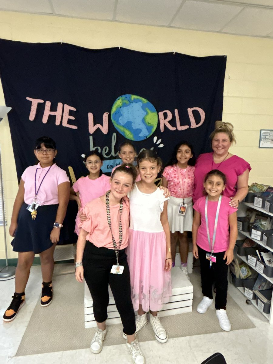 The cutest, little Ms. Hallman’s for Dress like your Teacher Day! I’d say these girls nailed it! <a href="/CESCorkyBear/">Corkscrew Elementary</a>