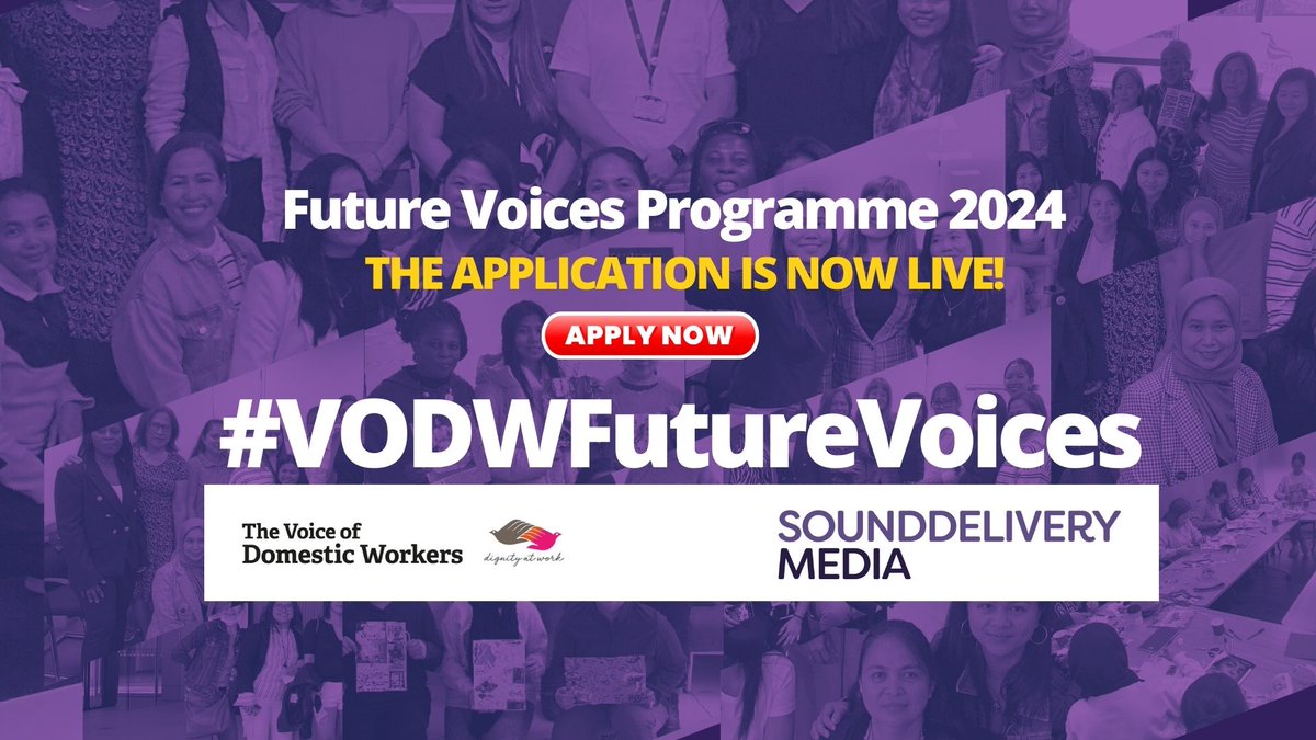 Apply Here: bit.ly/ApplyNow_Futur… Exciting news! The Future Voices 2024 application is now live! Click the link to seize this incredible opportunity open to all. Spread the word and tag friends who might be interested! #VODWFutureVoices @sounddelivery