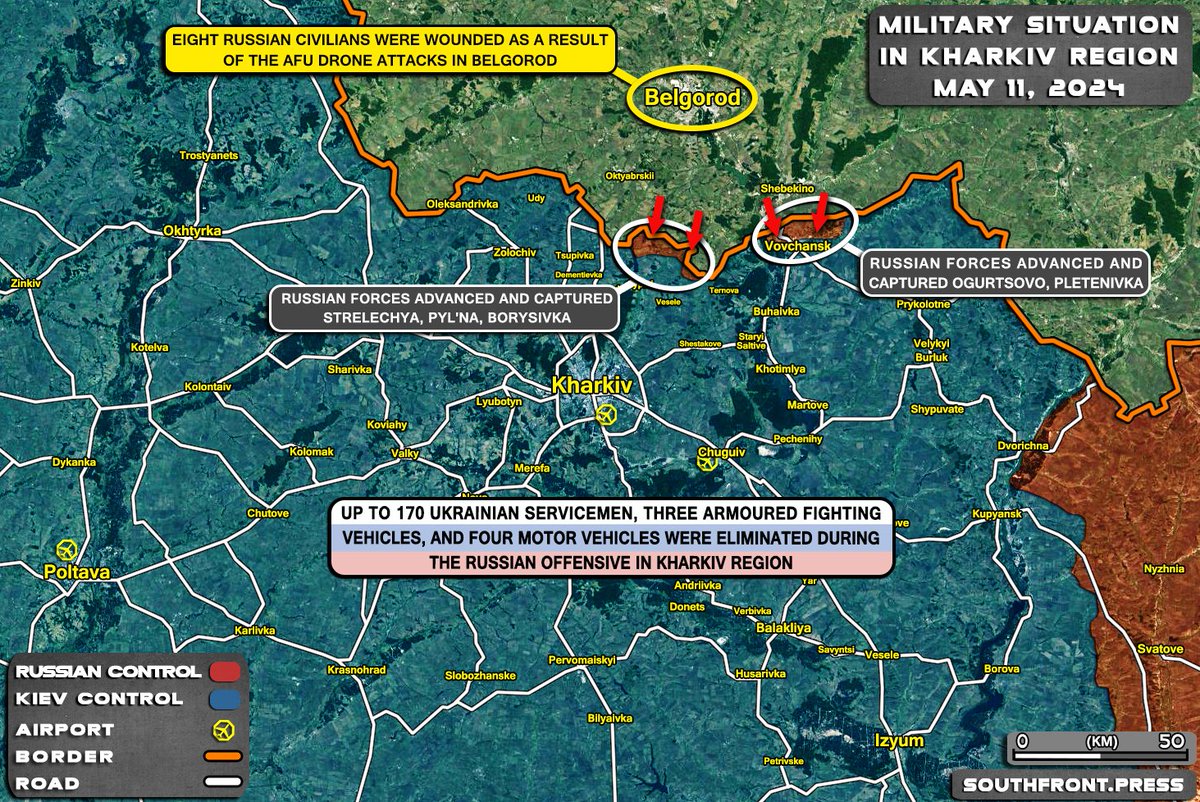 ⚡❗El ejército ruso avanza en dos direcciones en la región de Járkov Detalles AQUÍ: goo.su/m1y2af #RPD #RPL #Donbass #Donetsk #Rusia #OperacionMilitarEspecial 🚩⭐☭ 🇷🇺 [Z]