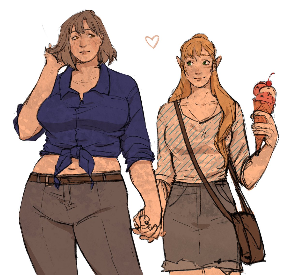 b0lyachka's tweet photo. Farcille doodles 🧡 
#dungeomeshi https://t.co/dTZgopoD8E