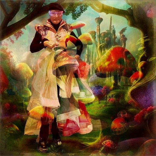IN WONDERLAND 
Interested in an art piece of yourself in a fantastical backdrop, send me a photograph (1000 pixels or higher) and I'll create it for you at a reasonable fee.
PM /contact me at bernard@bernardfoong.com for info.
#AIArtwork #artificialintelligenceart