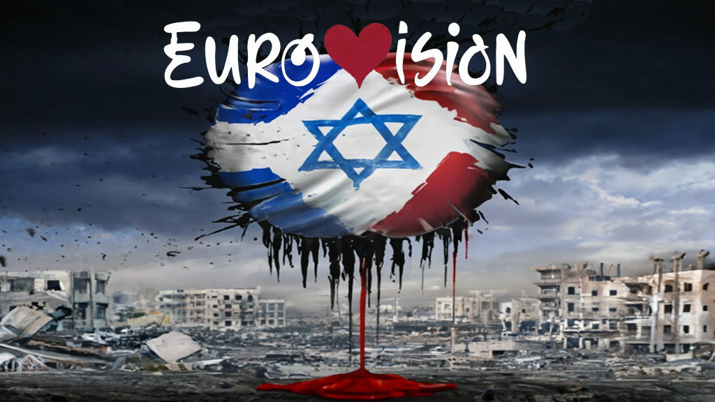 #Eurovision2024 blanquea el genocidio de Israel en Palestina. Tras la máscara del festival se esconde un actor político de primer nivel, que utiliza la etiqueta y el mantra de festival “apolítico” como mera estrategia para legitimarse ante un público cada vez más crítico con sus…