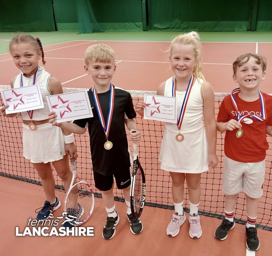 Well done to all the teams who played in Division 2 of our 8 & Under Summer Youth League this weekend. Special well done to @RobinParkTennis who were crowned winners 🥇🎾