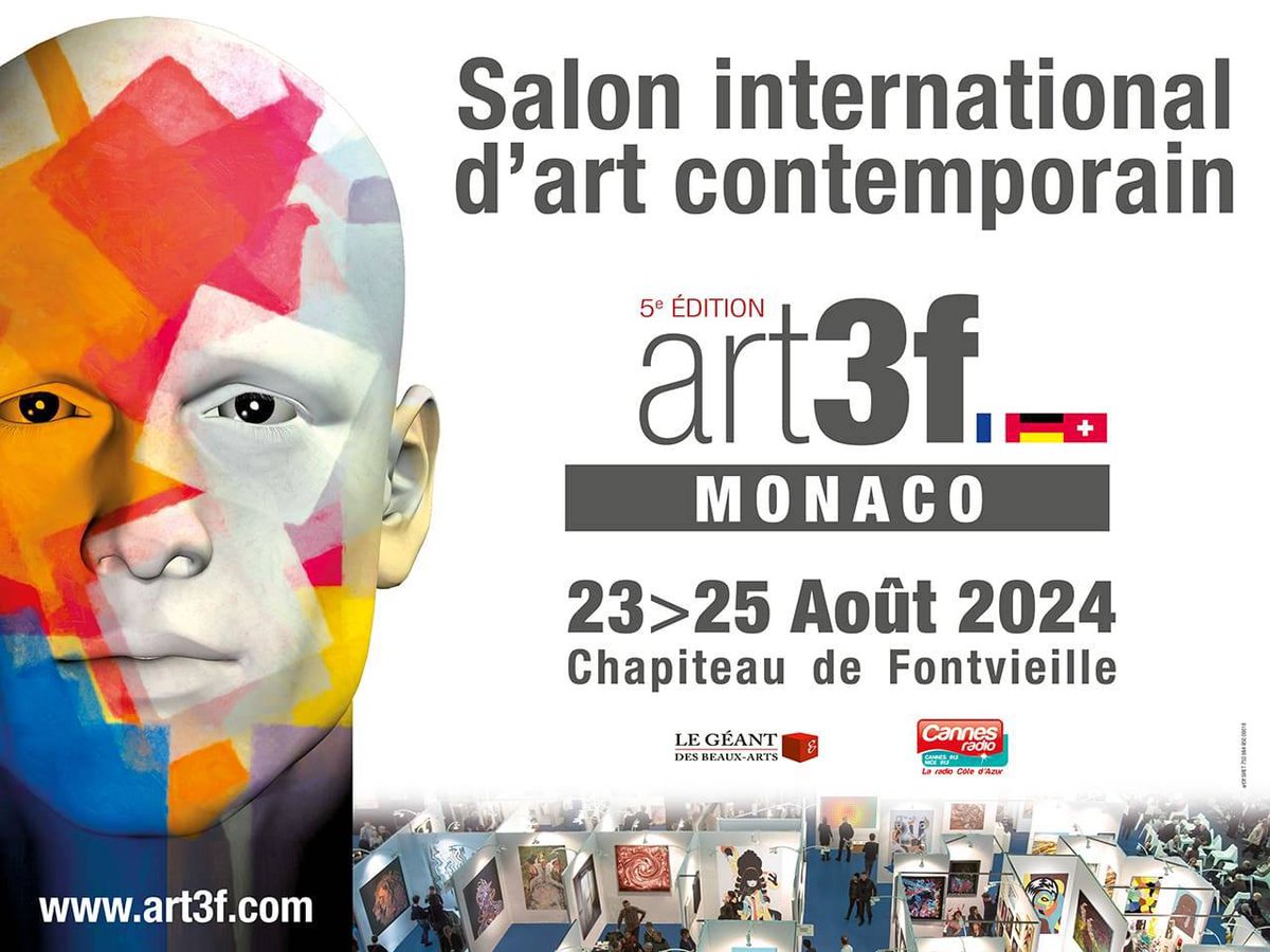 Some of my artwork will be represented at @art3f Monaco art fair. Special thanks to @excellenceartgallery