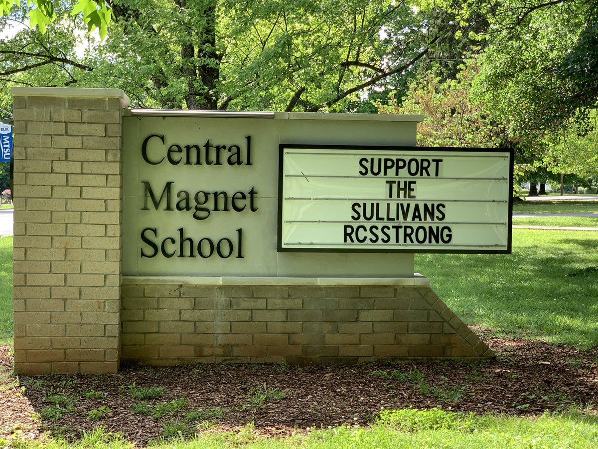 Central Magnet School stands with the Sullivan family. #RCSStrong