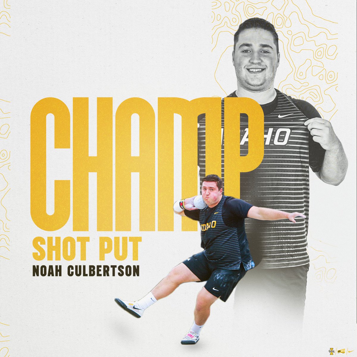The Vandals have another champion! 🏆

Noah Culbertson brings home gold in the shot put with a personal best performance of 18.10m.

#GoVandals