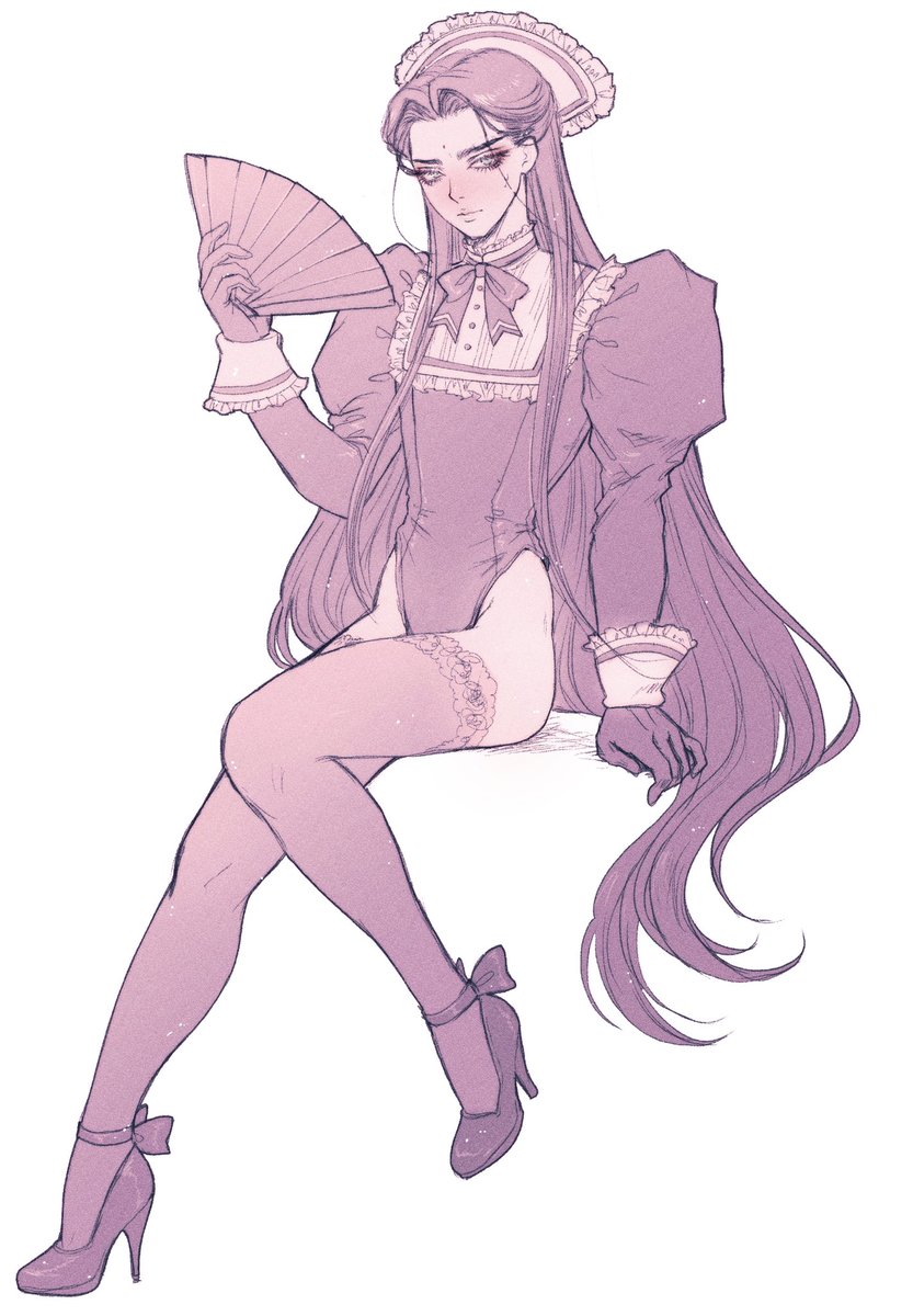 Is it too late for #MaidDay ?
Updated maid Shen Qingqiu 
I need to draw Luo Binghe as Bingmaid 😭😭😭