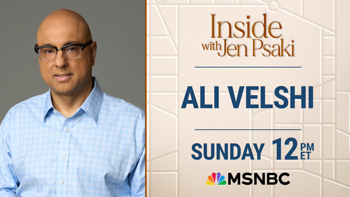 TOMORROW at 12pm: @AliVelshi