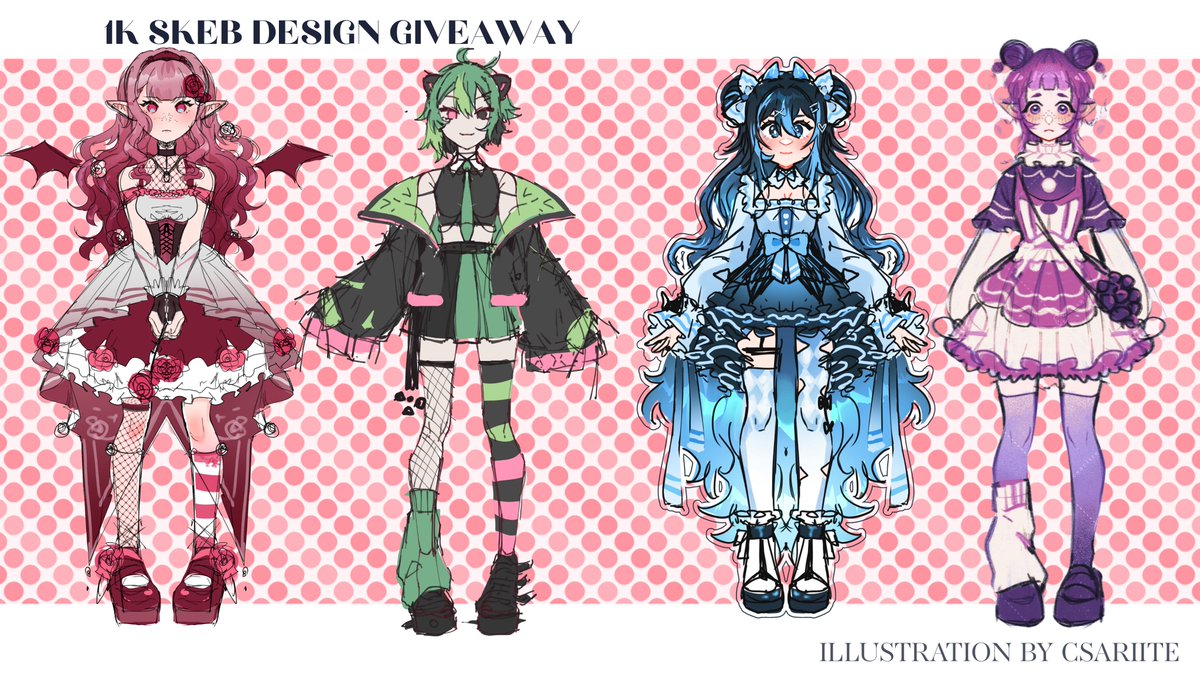 🩷1k SKETCH SKEB CHARACTER DESIGN GIVEAWAY!🩷

🩷Follow, RT & like (new follows welcome!)  
🩷 2 Winners chosen on May 15th
🩷Vtuber usage allowed!
🩷Opt: comment w your ref image/ideas!  🩷

#VTuberUprising #VTuberAssets