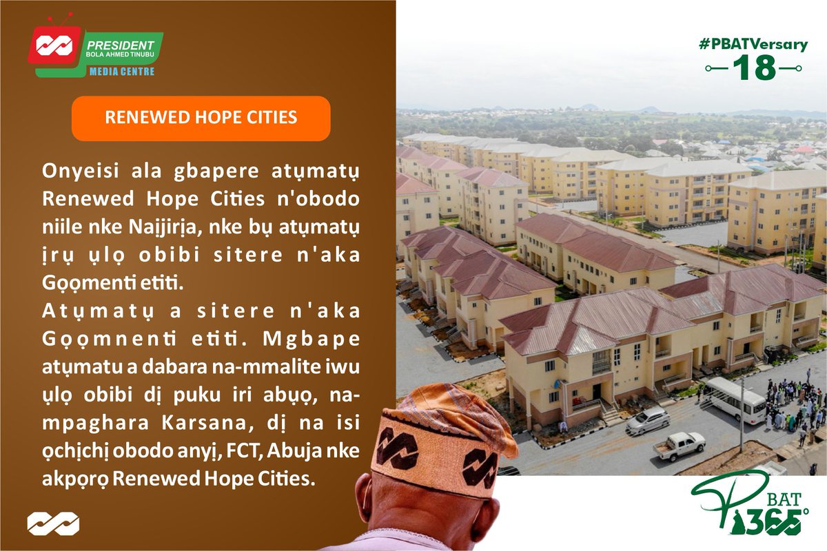 The Renewed Hope Cities initiative is another one of the groundbreaking projects introduced by President Bola Ahmed Tinubu’s administration to provide Nigerians with affordable housing over the next few years. The administration plans to build a total of 100,000 homes nationwide