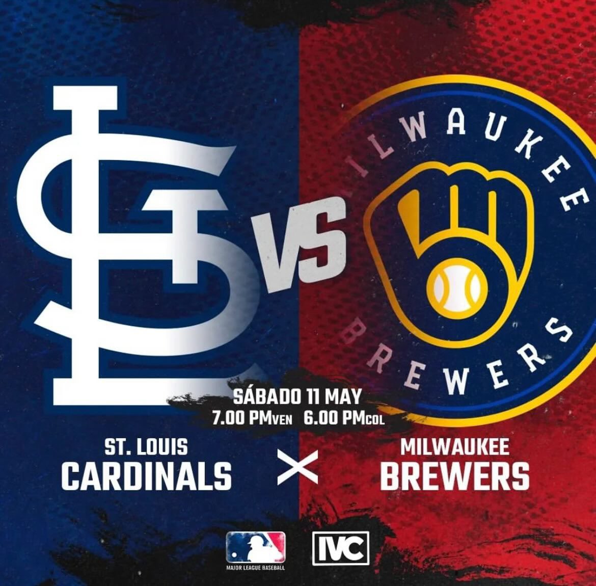 Esta noche los espero junto @EfrainZavarce para el segundo de la doble tanda de @MLB por @IVCNetworksVE con @Brewers 🆚 @Cardinals ⚾️ #IVCMLB