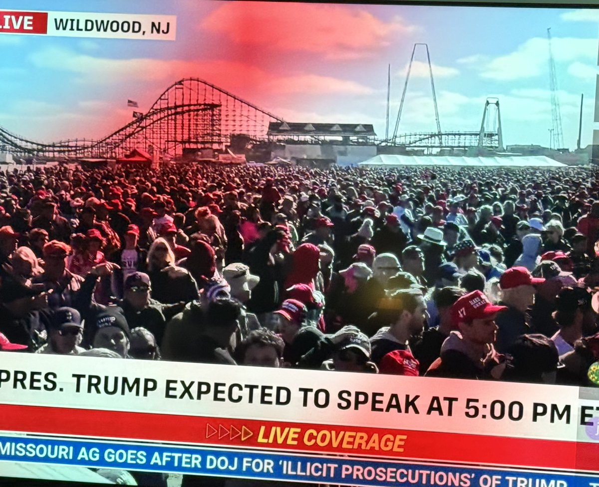 Love seeing 80k maga strong come out for Trump in @ChrisChristie’s state…awesome sight to see 

#TrumpRally #Trump2024