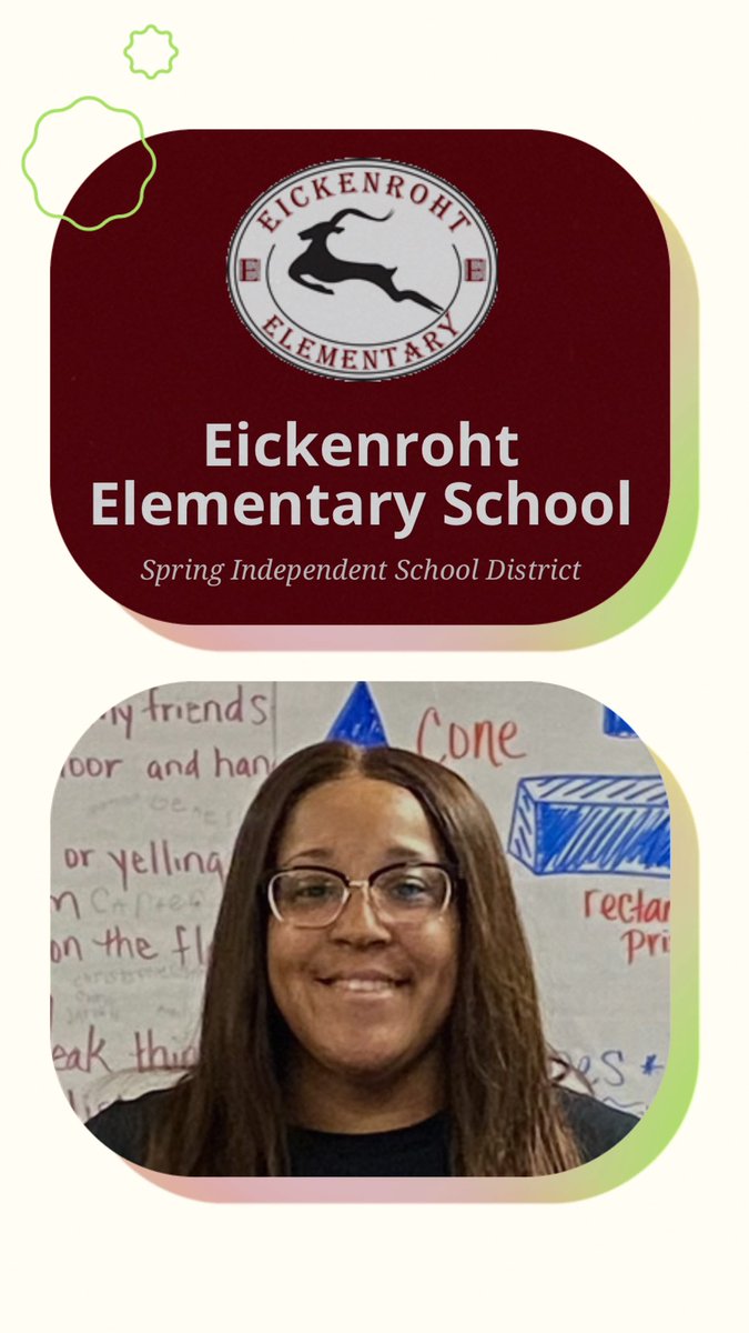 Mary Brown (@amplify_maryb) on Twitter photo Congratulations to Super <a href="/Amplify/">Amplify</a> Teacher K’Ora Hill for providing engaging lessons for students and continued learning of the curriculum! Good job! <a href="/SpringISD/">Spring ISD</a> <a href="/eickenrohtelem/">Eickenroht Elem</a> #TeacherAppreciationWeek #AmplifyELARTX Congratulations to Super <a href="/Amplify/">Amplify</a> Teacher K’Ora Hill for providing engaging lessons for students and continued learning of the curriculum! Good job! <a href="/SpringISD/">Spring ISD</a> <a href="/eickenrohtelem/">Eickenroht Elem</a> #TeacherAppreciationWeek #AmplifyELARTX