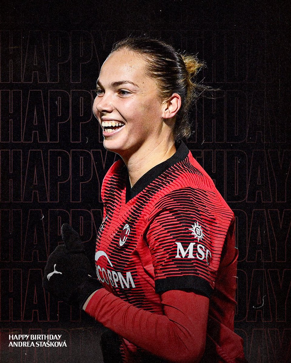 Birthday blessings to our Czech centre-forward 🎂 #FollowTheRossonere #SempreMilan