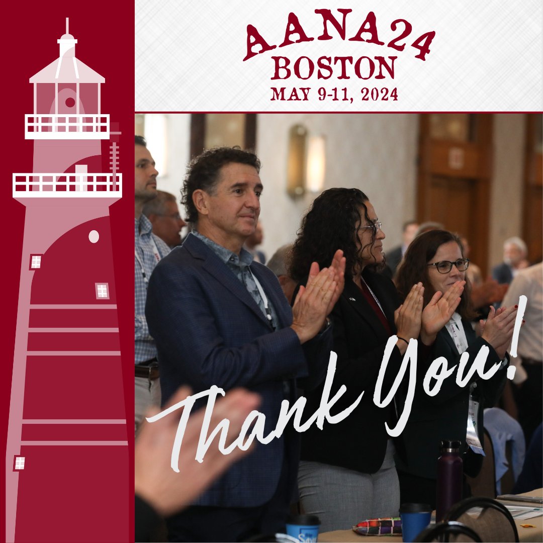 We hope you had a great time at #AANA24 by taking advantage of all the feature sessions and lectures while enjoying the special events! Thank you to all attendees, exhibitors, sponsors, faculty, leadership and staff that made AANA24 such a successful meeting!