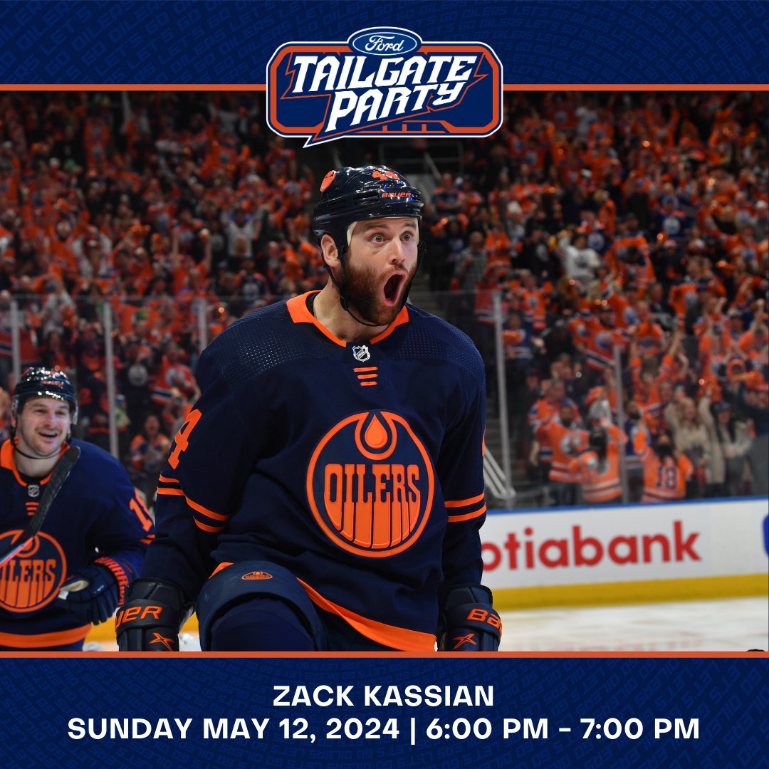 😮 ALUMNI UPDATE!! 😮

@EdmontonOilers alum Zack Kassian will be signing autographs tomorrow at the @FordCanada Tailgate Party from 6 PM – 7 PM!!