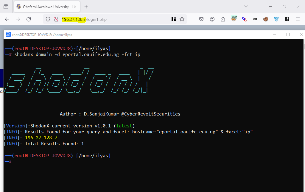 Use ShodanX to find #Originip IP of your Target🎯

ShodanX: shorturl.at/eruB0

#BugBounty #bugbountytips