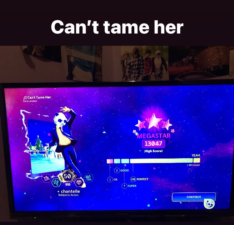 I got 13k on can’t tame her on just dance 2024 edition. I’m so proud of myself. @littlesiha I’m so happy you got to live your dream & become a just dance coach. You are amazing #justdance #justdance2024 #justdance2024edition #13k #ubisoft #littlesiha #canttameher #nintendoswitch