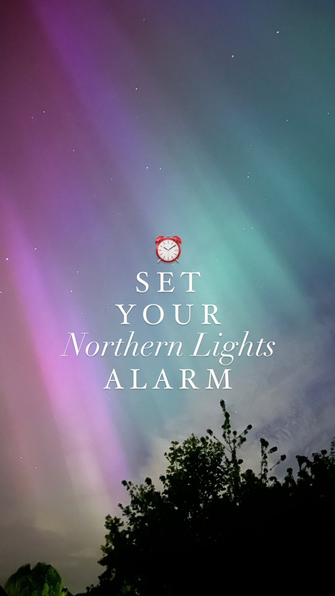 Don’t miss #TheNorthernLights tonight [Saturday 11th May] between 10:30pm to 2:30am here in the UK. 🤞🏻🌌 

This particular photo was taken last night [10.05.24] at 11.24pm in Uppingham, looking North West. ✨🤍

Good luck! 📸 #AuroraBorealis #Rutland