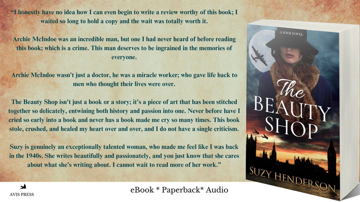 The Beauty Shop: A Captivating #WW2 Novel Inspired by a true story. War brings them together but will it ultimately tear them apart? 'My most looked forward-to-book of the year & it didn't disappoint.' Mybook.to/TheBeautyShop #MastersOfTheAir #booktok