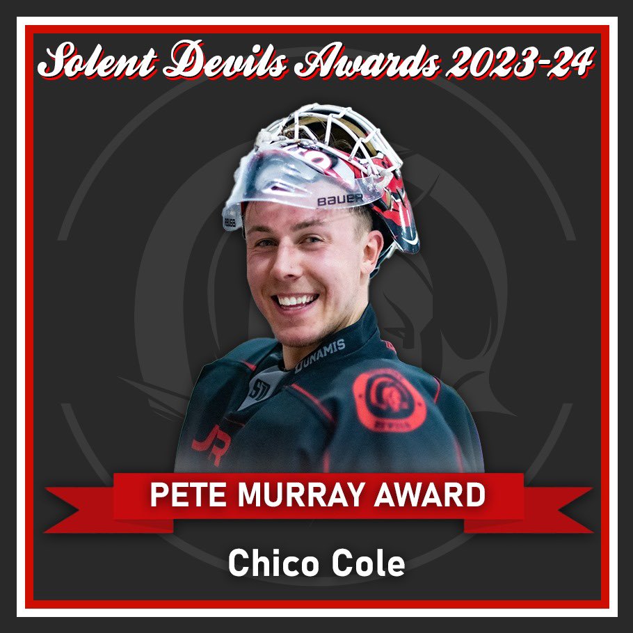🏆 PETE MURRAY AWARD 🏆

The 2023-24 Solent Devils Pete Murray Award goes to…

Chico Cole

#togetherstronger