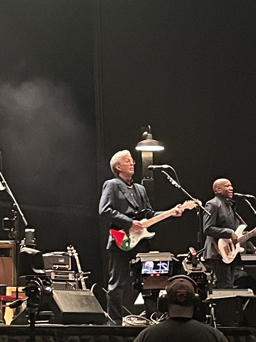 Eric Clapton live, tonight. Liverpool.