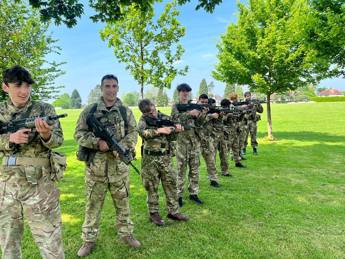 Great to see our youngest recruits learn how to use the L98A2 rifle on a glorious day in the sun. Smiles on the faces of all cadets and CFAVs involved #nextgen #selflesscommitment #battleready