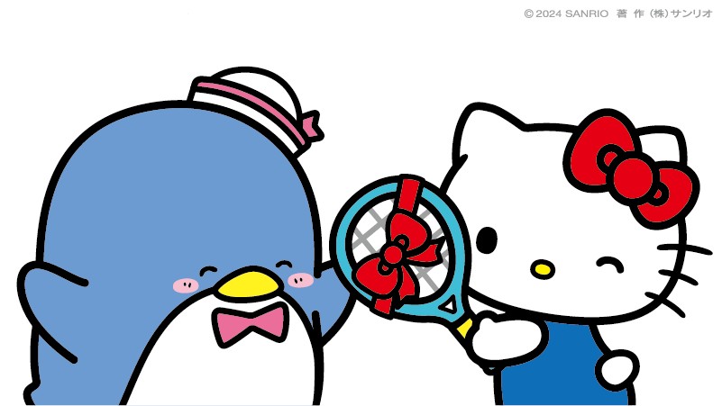 タキシードサム「キティちゃん、昨日はお祝いありがとう♪いっしょに