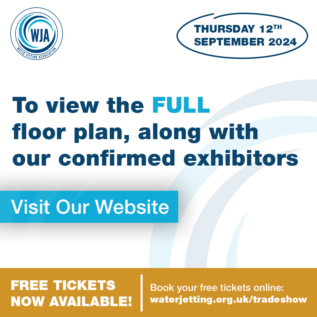 Introducing WJA first trade show!

Don't miss out on the first WJA exhibition, view the full floorplan and book your tickets on our website!

waterjetting.org.uk/trade-show/

#WJATradeShow #InnovativeSolutions #Sponsorship #WaterJetting #TradeShow #BookYourTickets #tradeshowstand