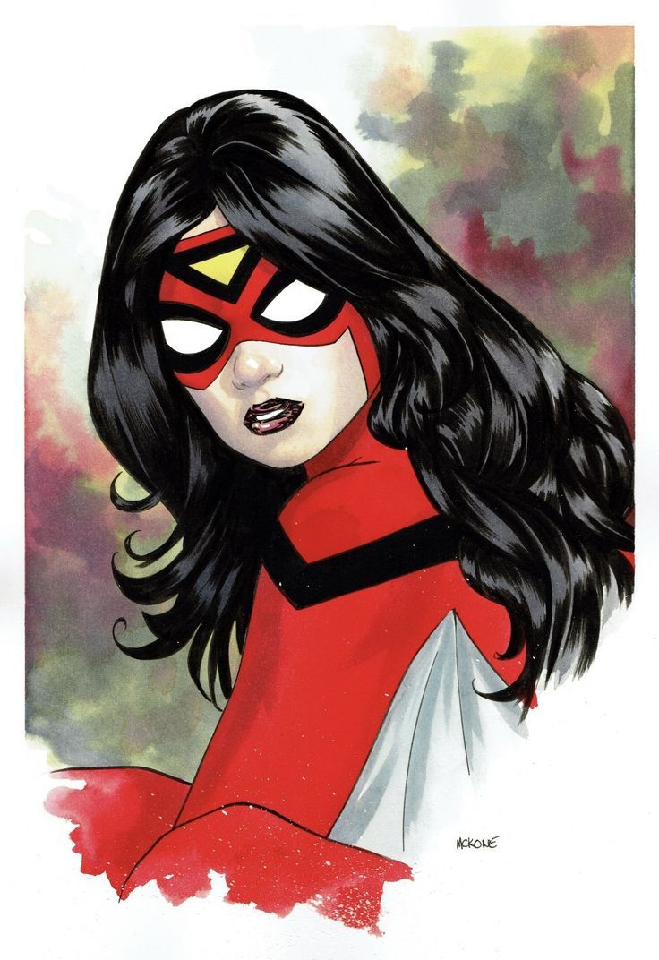 #spiderwoman artwork by #MikeMcKone