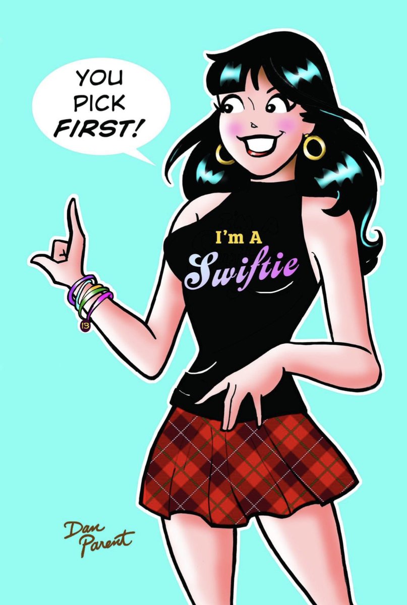 ArchieComics's tweet image. Well, we know Archie can&apos;t pick first. #TaylorSwift #SwiftieNation